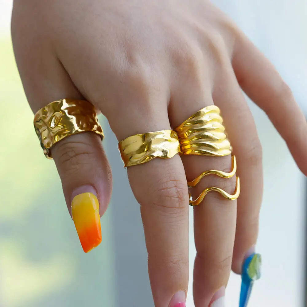 DANA Geometric Chunky Opening Rings