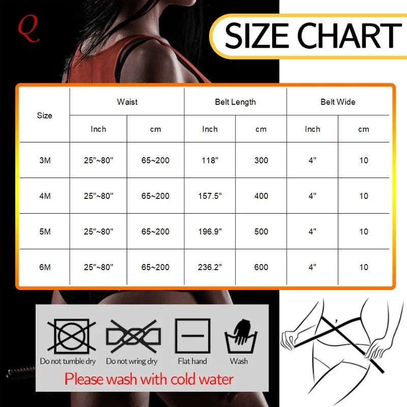 Waist Trainer Body Shaper Sweat Slimming Belt