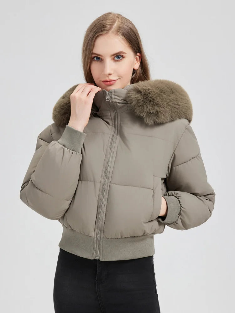 Korean Style Down Cotton Thicken Short Winter Jacket Coat