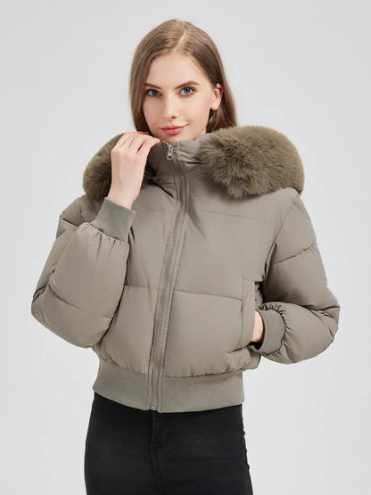 Korean Style Down Cotton Thicken Short Winter Jacket Coat