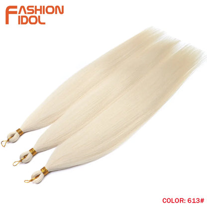 Ombre Silver Grey Crochet Hair Extensions