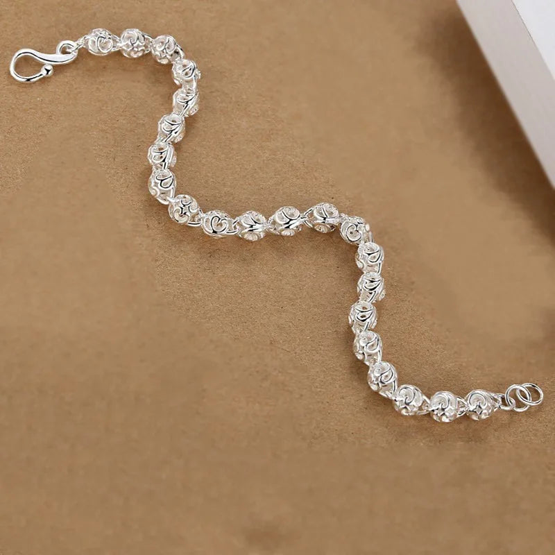 DANA 925 Sterling Silver Ball Bracelets