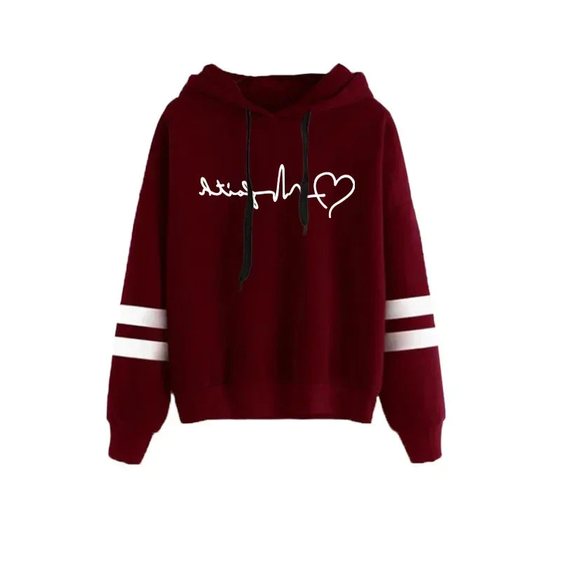 Hooded Sweatshirt Jogger Pants Casual Outfit