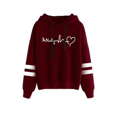 Hooded Sweatshirt Jogger Pants Casual Outfit