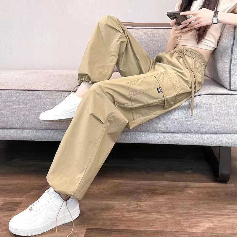 Joggers Chic Straight Cargo Pants