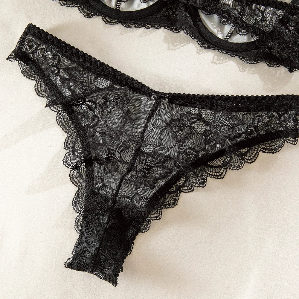 Leopard Print Bra Set Sexy lingerie