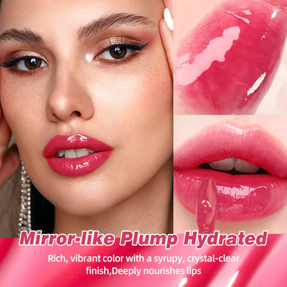 Mirror Water Gloss Lip Gloss Moisturizing Non Greasy Long Lasting Natural Gloss