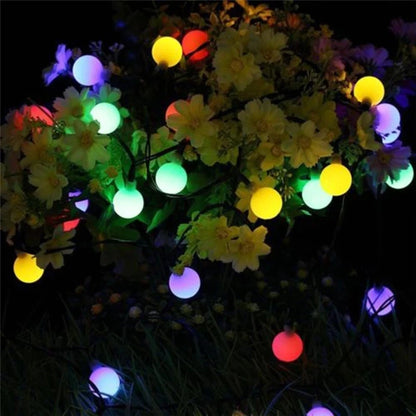 100LED Solar String Flowers Fairy Lights 10m 20m Waterproof Outdoor Solar String Lights