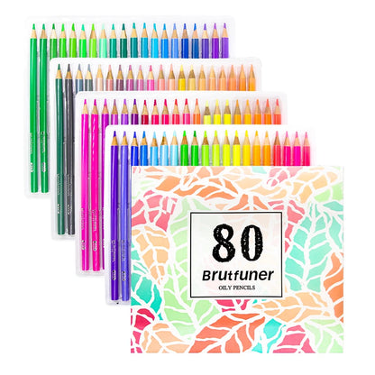 48/72/120/150/160/180Colors Pencils Professional Oil Wood
