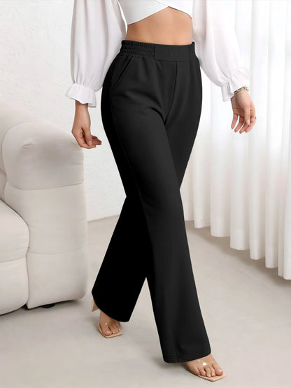 Streetwear High Waist Wide Leg Pants
