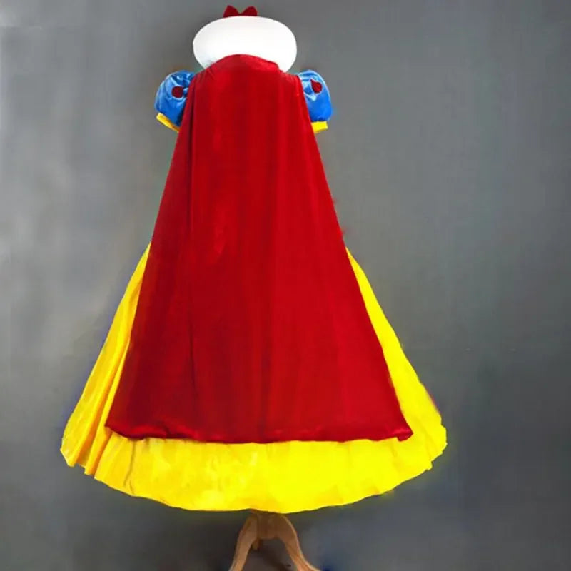 Cartoon Snow White Halloween Costume Coplay Dress