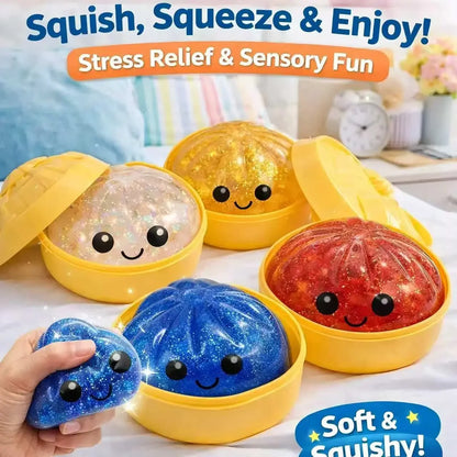 Steamed Bun Squeeze Simulation Bao Stress Relief Fidget Toy