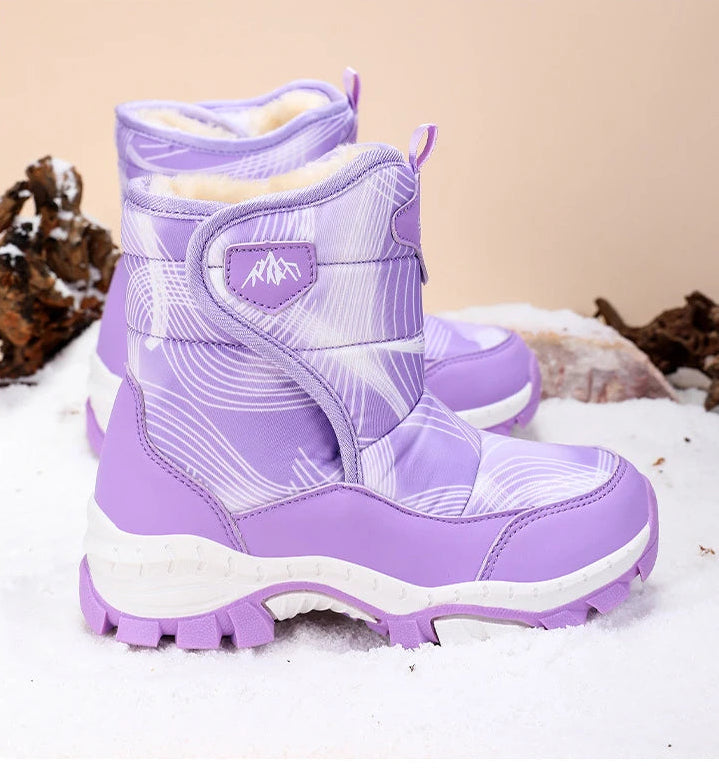 Anti-Slip  Fleece and Thickened Warm Cotton Snow Boots