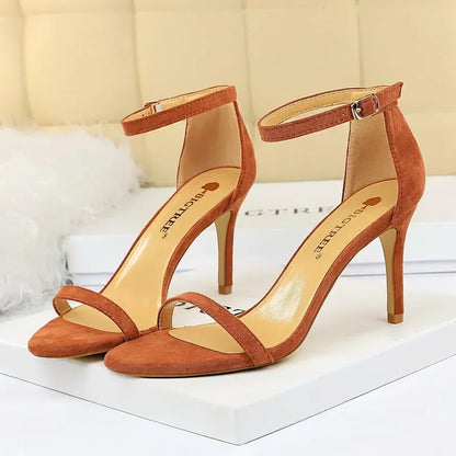 Gladiator Stiletto Classic Ankle Strap Sexy Shoes