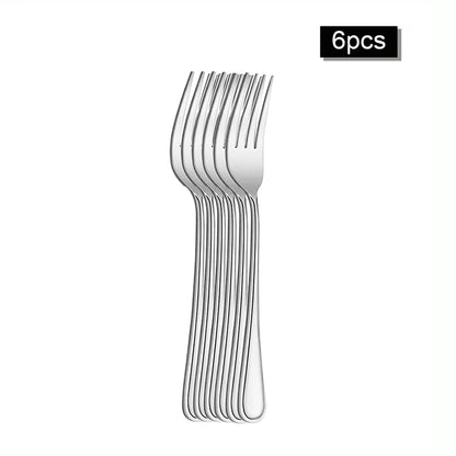 6/30pcs Stainless steel cutlery set