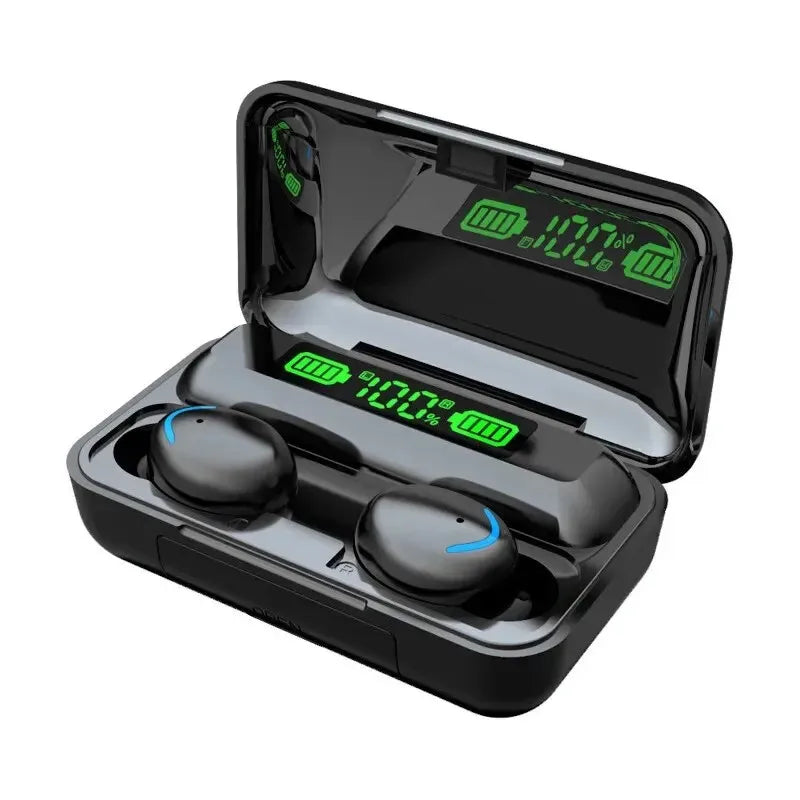 F9 Wireless Earphones LED Dislpaly Binaural TWS Wireless Bluetooth Headset