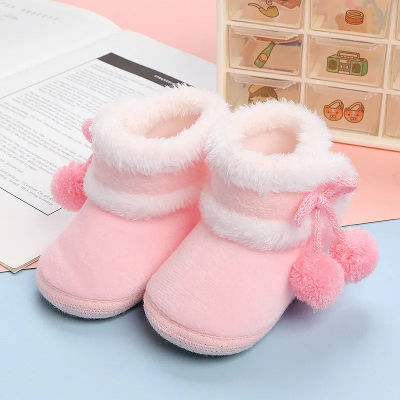 Newborn Baby Girls Boys Soft Snow Boots