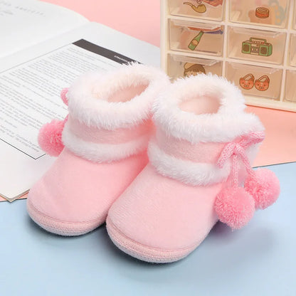 Newborn Baby Girls Boys Soft Snow Boots