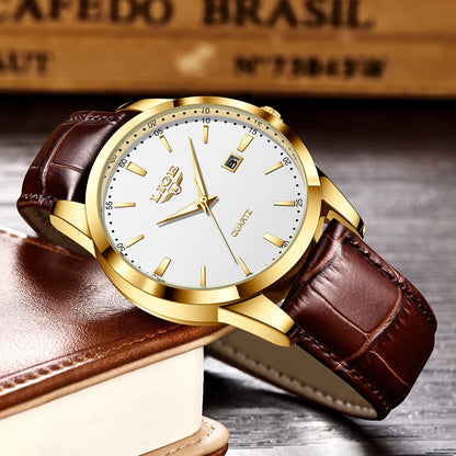 DANA Leather Military Sport Waterproof Watches