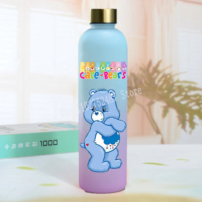 Cute Care Bears Water Bottle Outdoor Sports Kawaii Cup