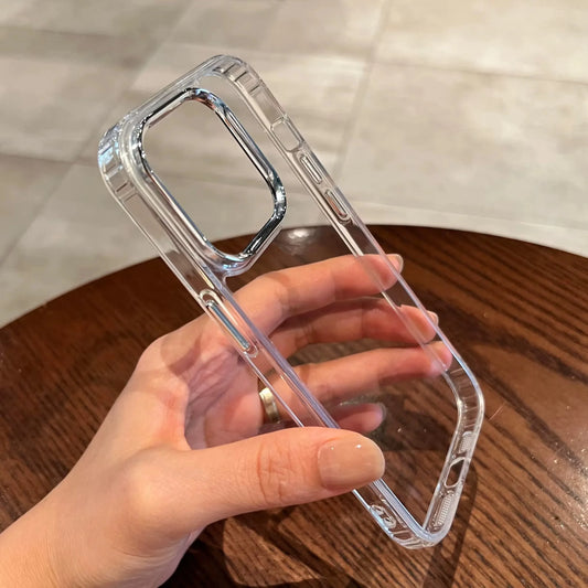 Clear Silicone Phone Case For iPhone Pro Max Transparent Cover