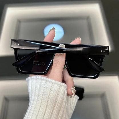 Vintage Square Retro Frame Punk Sunglasses