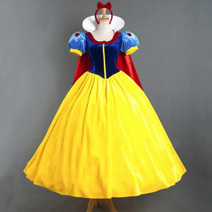 Cartoon Snow White Halloween Costume Coplay Dress