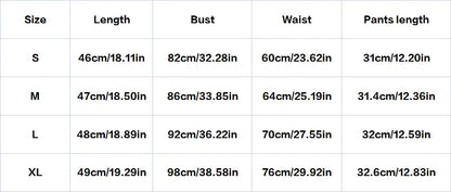 Suspender plaid shorts Pyjama set