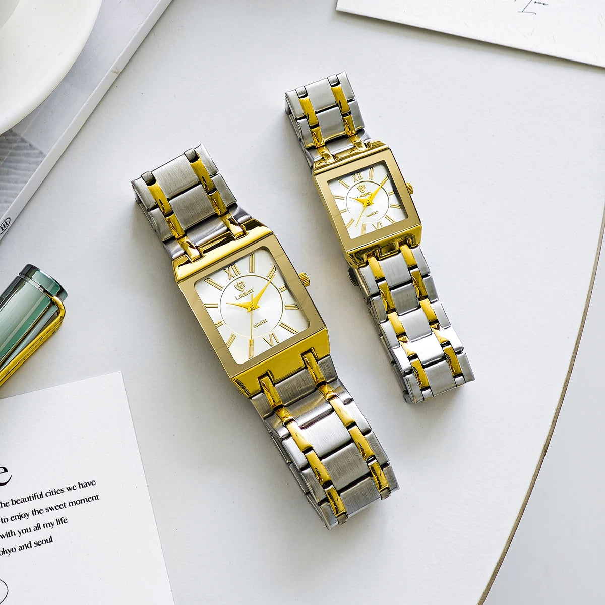 Luxury Automatic Stainless Steel Strap Watch