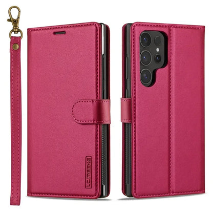 Leather Galaxy Case Magnetic Flip Wallet
