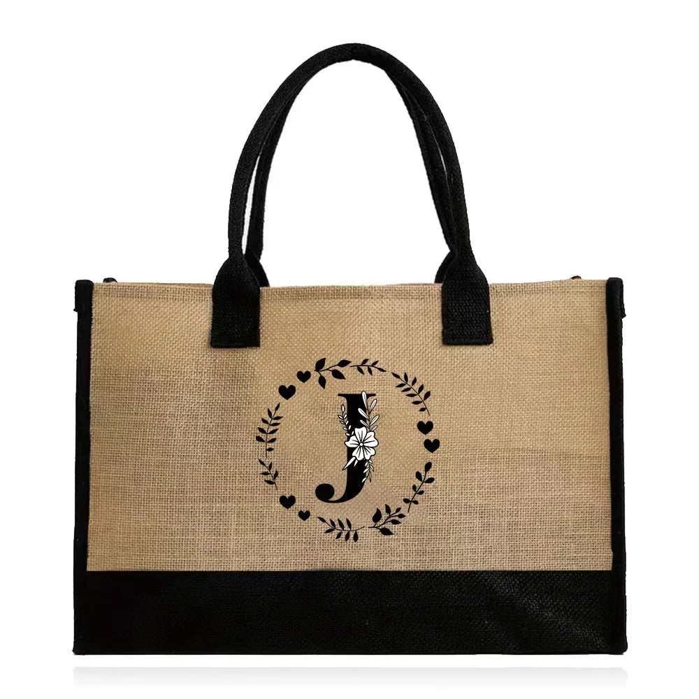 Large Capacity Grocery Letter Pattern Bags