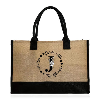 Large Capacity Grocery Letter Pattern Bags