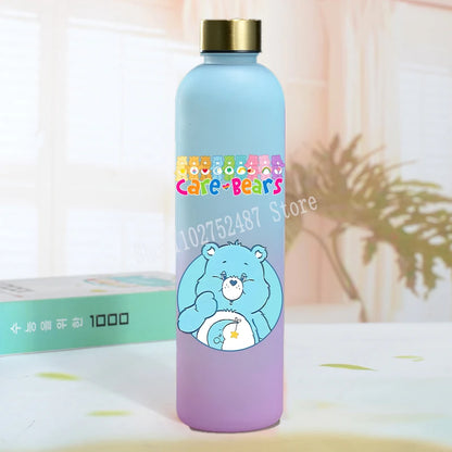 Cute Care Bears Water Bottle Outdoor Sports Kawaii Cup