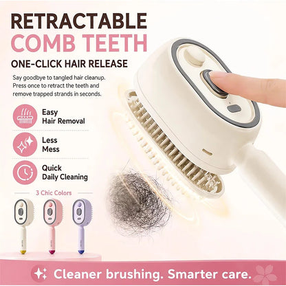 Multifunctional Spray Hair Brush Hydrating Hair Care Brush
