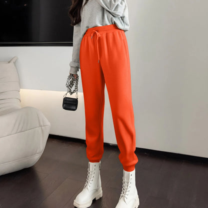 Straight Leg Elastic Waist Pants