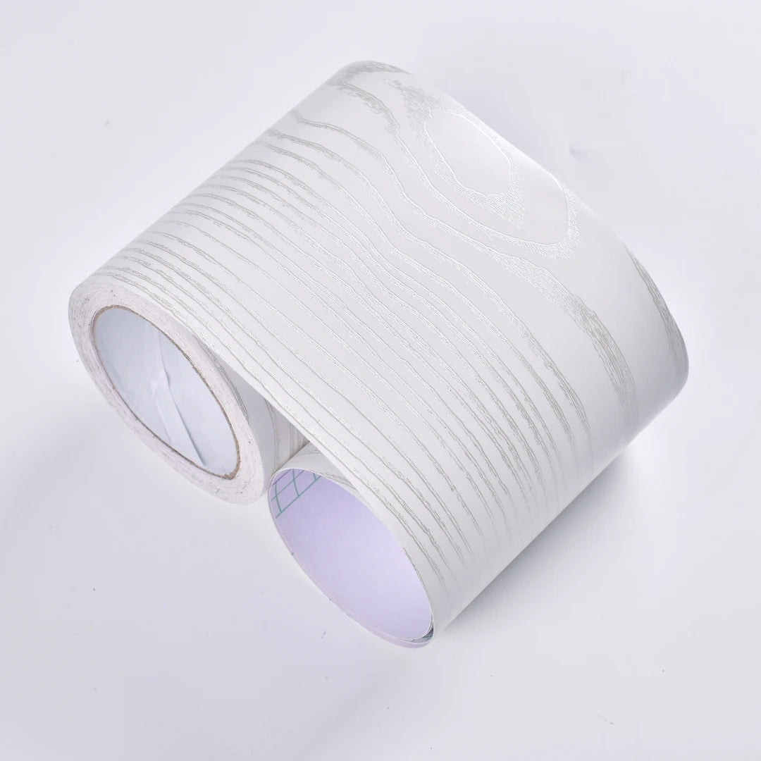 1 Roll Thickened Imitation Wood Grain Skirting