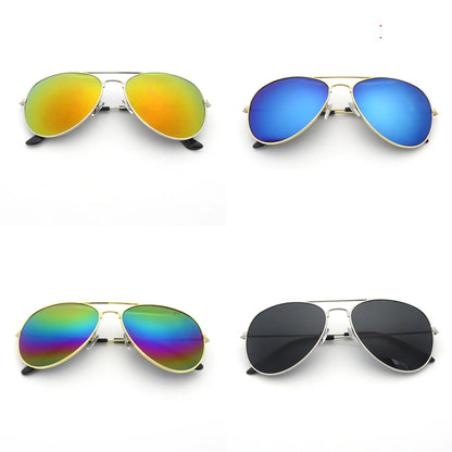 4 Pcs/set Unisex Brand Pilot Sunglasses