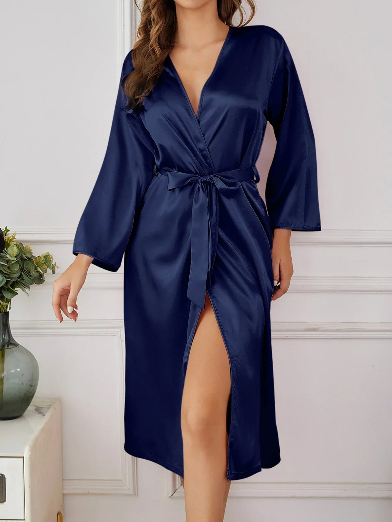 Long Sleeve Soft Casual Robe Lingerie