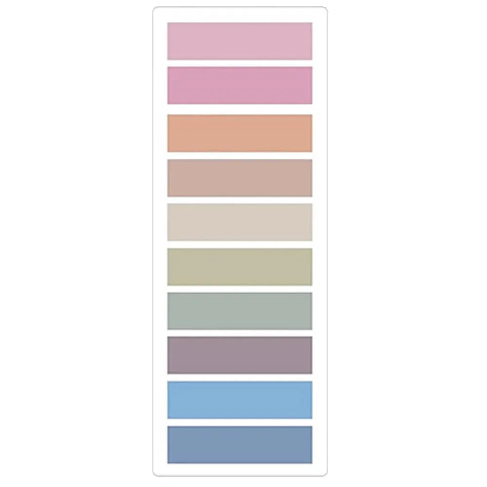 2400S Transparent Colorful Index Creative Memo Pads