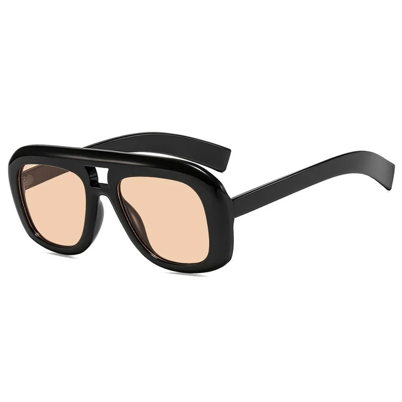 vintage square oversize sunglasses