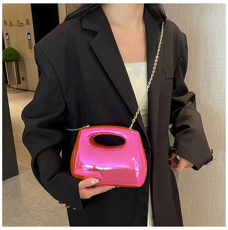 DANA Golden Acrylic Hobo Bags