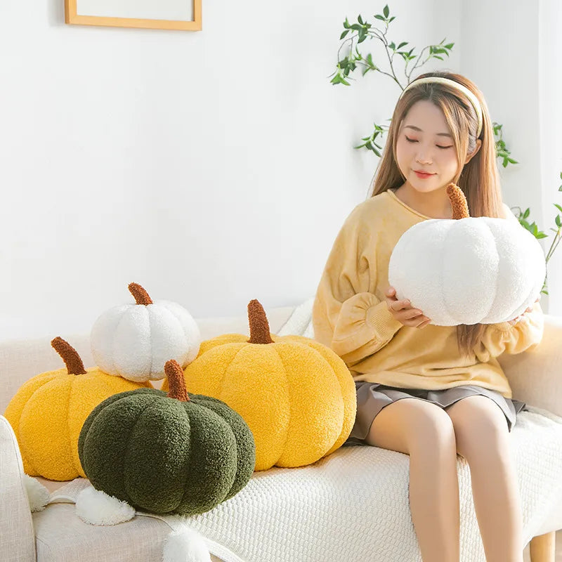 Soft Cute Pumpkin Shaped Pillow Nordic Style