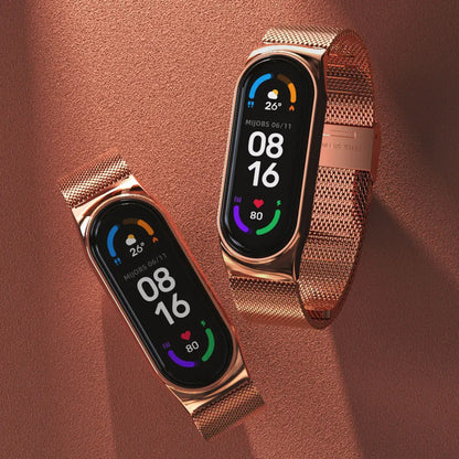 Strap for Xiaomi Mi Band 6 5 4 3 Metal Milanese Bracelet