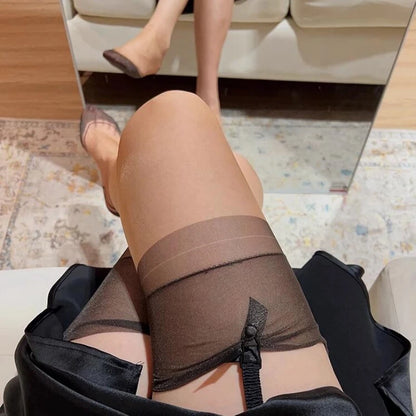 110cm Long Medias 5D Ultra Thin Transparent Thigh High Sexy Lingerie Socks