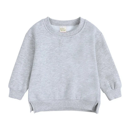 Winter Spring Pullovers Korean Baby Thicken Fleece 6M-7T Hoodies