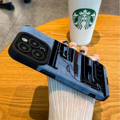 Cool Sports Car Phone Case For iPhone 18 Pro Max Faux Leather Cover