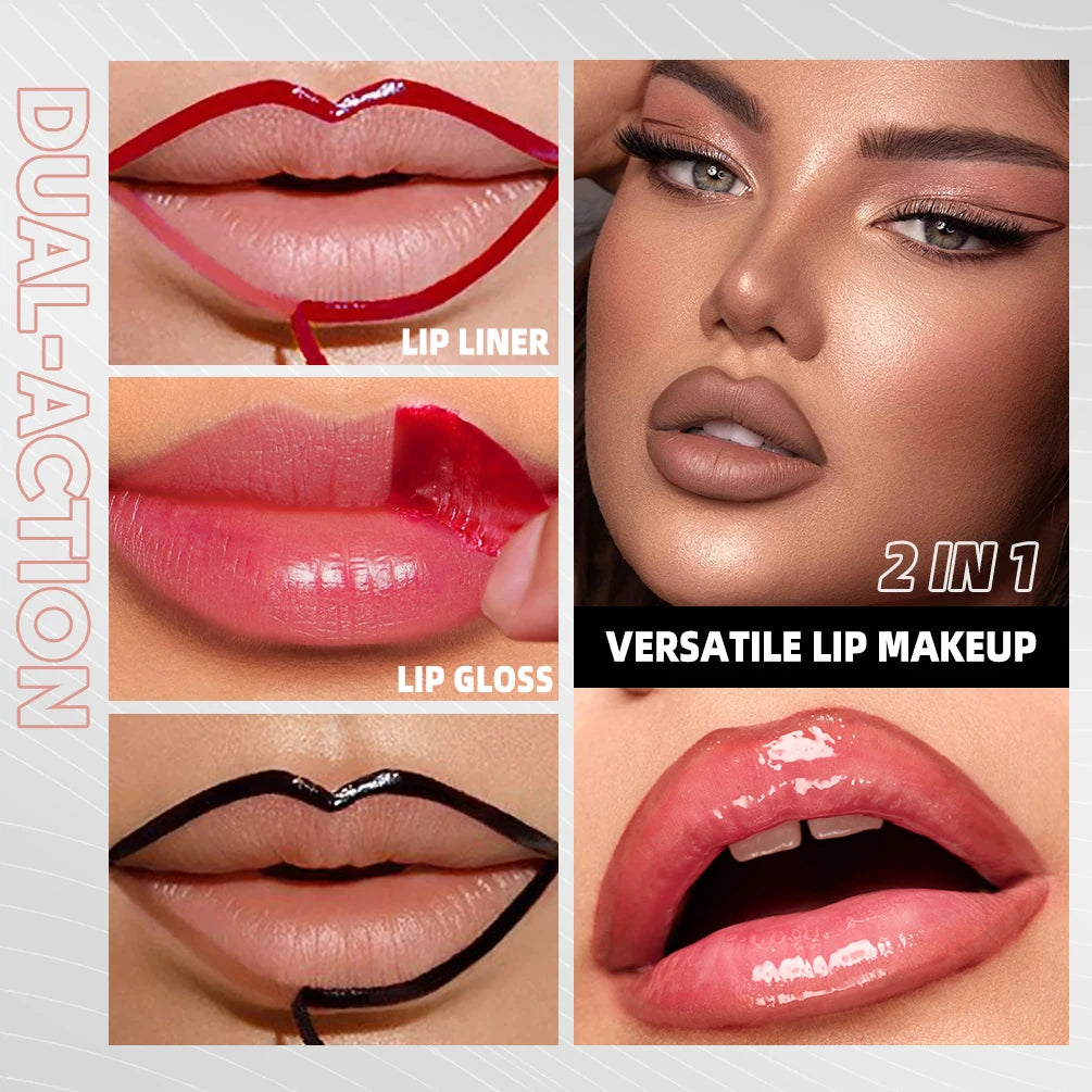 Lipliner Peel Off Tattoo Lip gloss Waterproof Long Lasting Matte Lip Stain