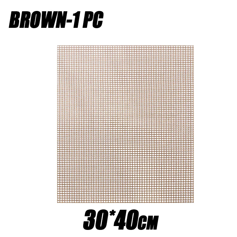 Barbecue Mats Barbecue Grill Mesh High Temperature Resistant Cuttable