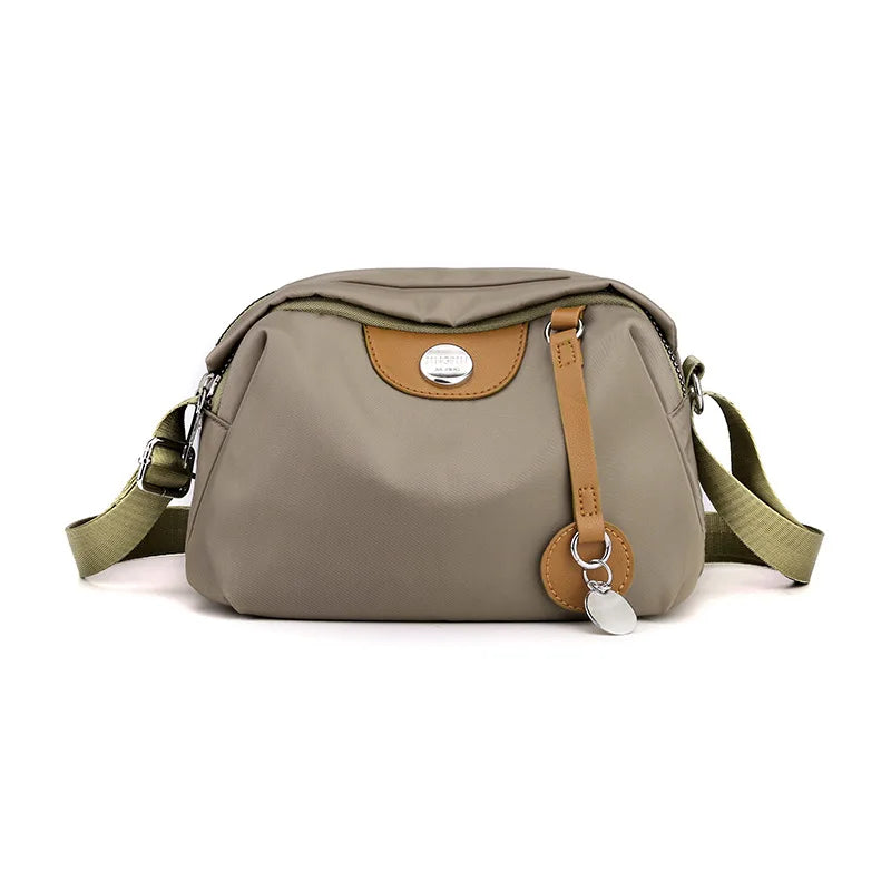 Nylon Shoulder Waterproof Shell Crossbody Bag