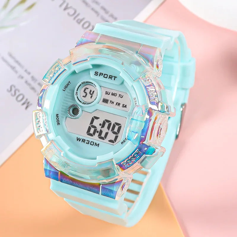 LED Digital Luminous Electronic Wristwatch